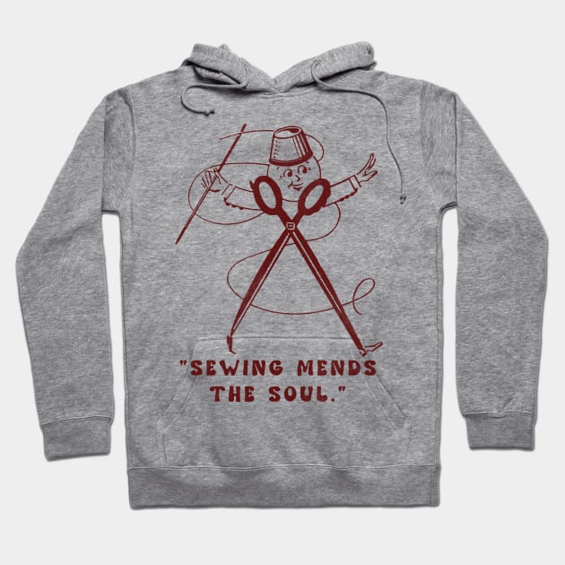 Sewing Mends The Soul Hoodie by vokoban